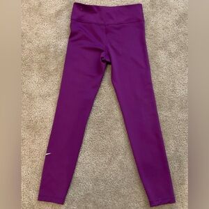 Nike Girls Purple Dri-Fit ONE Leggings